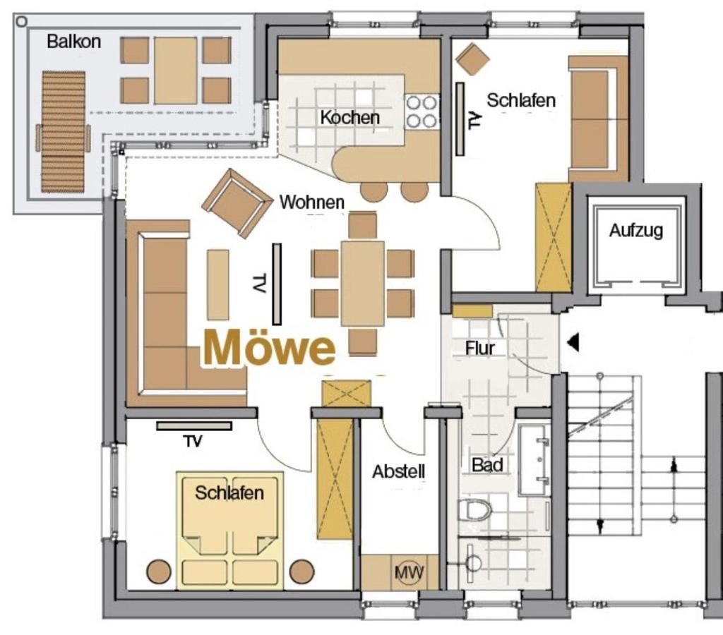 Apartmán Baltic House Moewe Timmendorfer Strand Exteriér fotografie